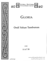 Gloria SATB choral sheet music cover